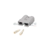 Wtyczka gniazdo akumulatora prostownika szara 50A 4mm2