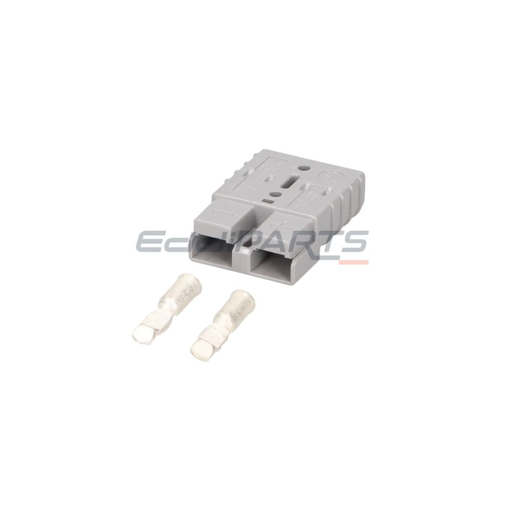 Wtyczka gniazdo akumulatora prostownika szara 50A 10mm2
