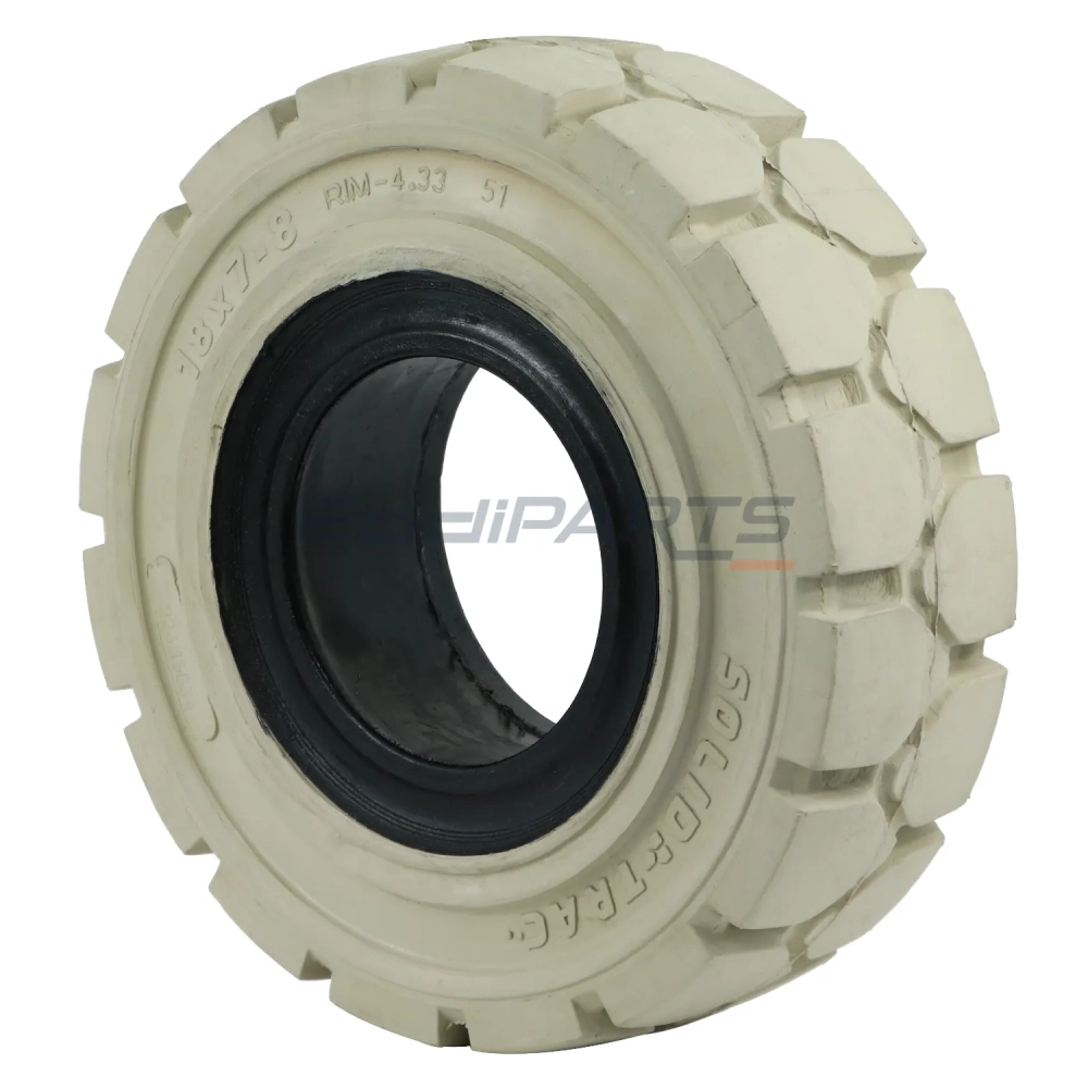 Opona pełna SE 18x7-8/4.33 (180/70-8) CLIP NM niebrudząca Solid Trac