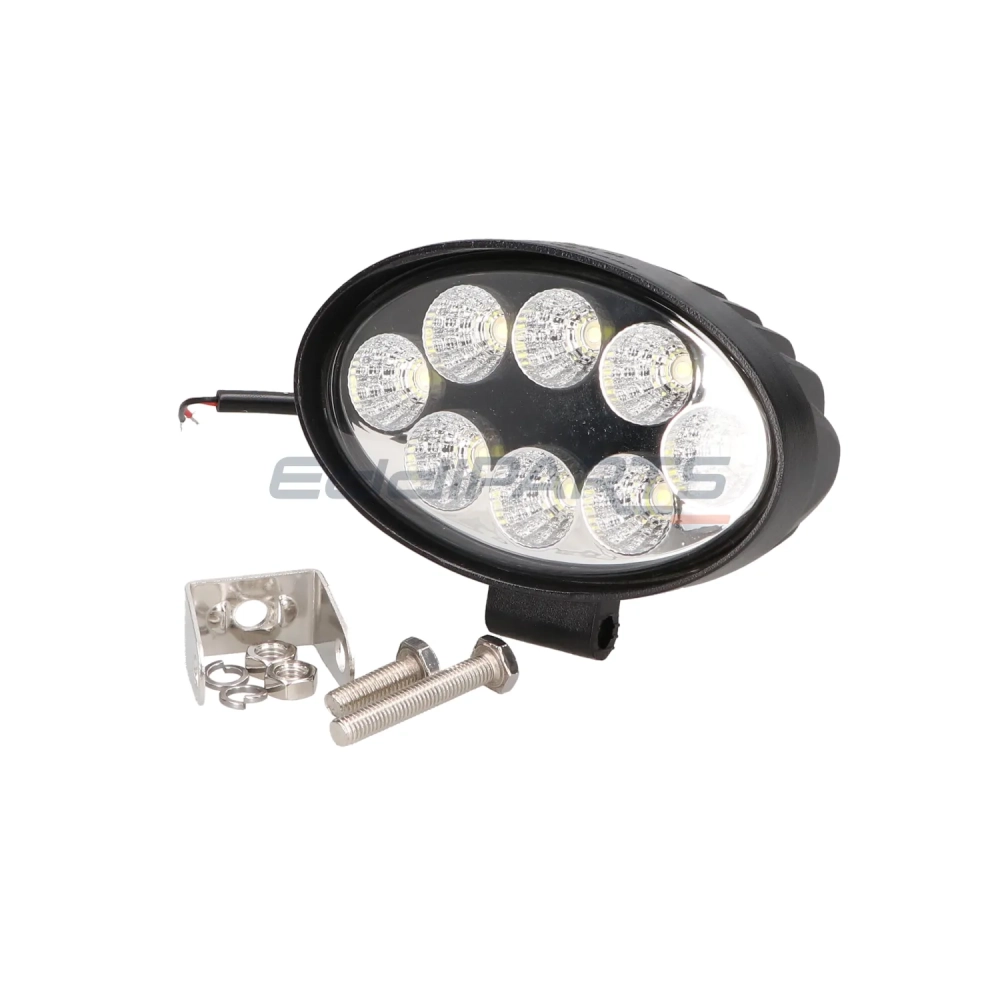Lampa robocza LED owalna 8-LED 24W 12/24V